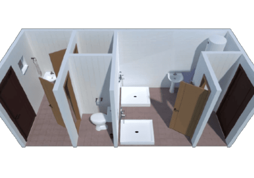 сантехнический блок-контейнер